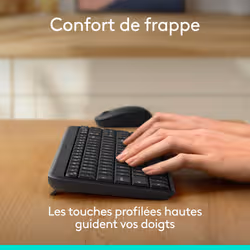 Logitech ERGO 920-013549 clavier RF sans fil + Bluetooth AZERTY Français Graphite - Vue supplémentaire 4