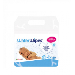 WATERWIPES Lingettes bébé 4X60 Pièces