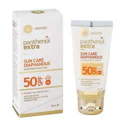 MEDISEI PANTHENOL EXTRA Protection Solaire DIAPHANE SPF 50 Gel invisible pour le visage
