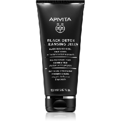 Gel Nettoyant Noir 150ml Black Détox Visage & Yeux Apivita