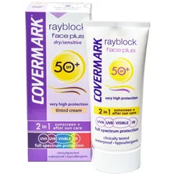 Covermark Rayblock Face Plus Teinte Dry Sensitive Spf50+ 50ml