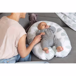 Doomoo Buddy oreiller d'allaitement Vert, Blanc - Vue supplémentaire 2