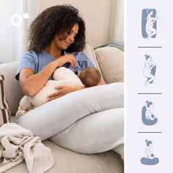 Doomoo DXXL03 oreiller d'allaitement Gris - Vue supplémentaire 4
