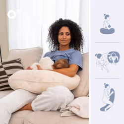 Doomoo DTIO01 oreiller d'allaitement Latte - Vue supplémentaire 4