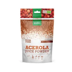 Poudre d'Acérola Bio 100g Super Food Purasana