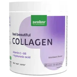 Purasana Feel Beautiful Collagène Poudre Saveur Mûre 240 g