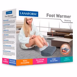 LANAFORM LA180401 chauffe-pieds 100 W Gris, Blanc - Vue supplémentaire 3