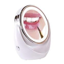 LANAFORM LED Mirror X10 miroir de maquillage Autonome Rond Perle