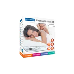 LANAFORM LA180111 couverture et coussin chauffant Couverture chauffante Blanc Microfibre, Polyester