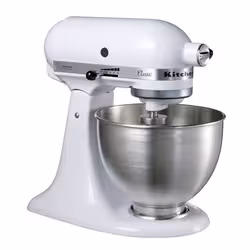 KitchenAid 5K45SSEWH mixeur Robot mixer 275 W Métallique, Blanc - Vue supplémentaire 3