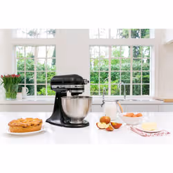 KitchenAid Classic robot de cuisine 275 W 4,3 L Noir, Métallique - Vue supplémentaire 3