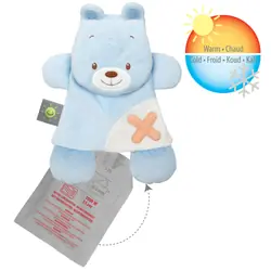 Nattou N730006 bouillotte Bleu, Blanc