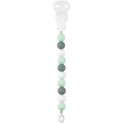 NATTOU Pacifier Clip Mint / White 1 pcs