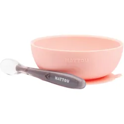 NATTOU Tableware Set of 2 Pieces Pink 2 pcs