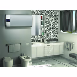 Ariston VLS WIFI 80 EU horizontale/verticale Réservoir (stockage d'eau) Système de chauffe-eau unique Argent - Vue supplémentaire 4