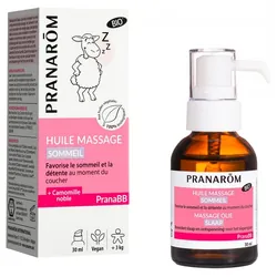Pranarôm PranaBB Huile Massage Sommeil Bio 30 ml
