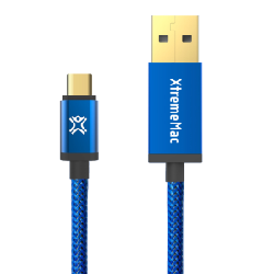 XtremeMac XCL-UCA-23 câble USB 1,2 m USB 2.0 USB A USB C Bleu