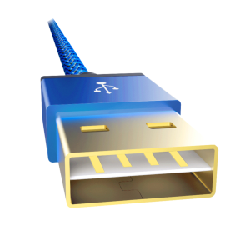 XtremeMac XCL-UCA-23 câble USB 1,2 m USB 2.0 USB A USB C Bleu