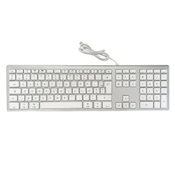 XtremeMac XWH-WIK-83 clavier USB QWERTY Belge, Français, Qwerty Argent