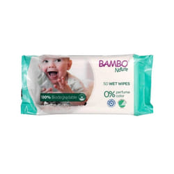 Bambo Nature Lingettes 50P sans parfum