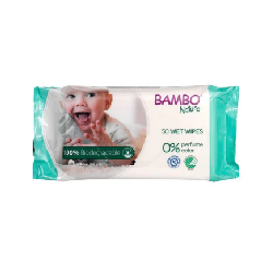 Bambo Nature Lingettes 50P sans parfum