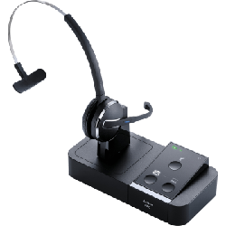 Jabra PRO 9450 EMEA Casque Sans fil Crochets auriculaires, Arceau Bureau/Centre d'appels Noir