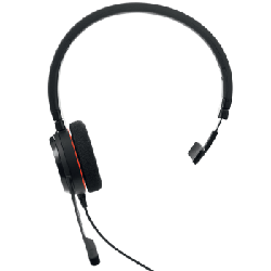 Jabra Evolve 20 MS Mono Casque Avec fil Arceau Bureau/Centre d'appels USB Type-A Noir (4993-823-109)