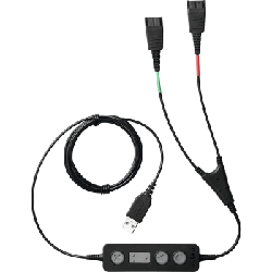 Jabra Link 265 câble audio USB2.0 2x QD Noir (265-09)