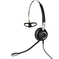 Jabra Biz 2400 II QD Mono NC 3 in 1 Casque Avec fil Minerve, Crochets auriculaires, Arceau Bureau/Centre d'appels Noir, Argent (2406-820-204)