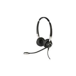 Jabra Biz 2400 II QD Duo NC Casque Avec fil Arceau Bureau/Centre d'appels Noir, Argent (2409-820-204)