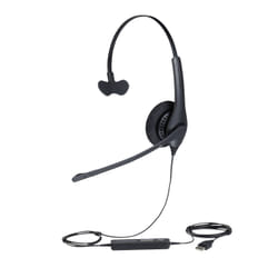 Jabra Biz 1500 Mono USB Casque Avec fil Arceau Bureau/Centre d'appels Noir (1553-0159)