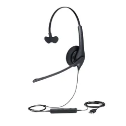 Jabra Biz 1500 Mono USB Casque Avec fil Arceau Bureau/Centre d'appels Noir (1553-0159)