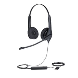Jabra Biz 1500 Duo USB Casque Arceau USB Type-A Noir (1559-0159)