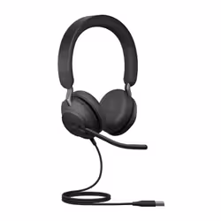 Jabra Evolve2 40, MS Stereo Casque Avec fil Arceau Bureau/Centre d'appels USB Type-A Bluetooth Noir (24089-999-999) - Vue supplémentaire 2