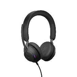 Jabra Evolve2 40, MS Stereo Casque Avec fil Arceau Bureau/Centre d'appels USB Type-A Bluetooth Noir (24089-999-999)