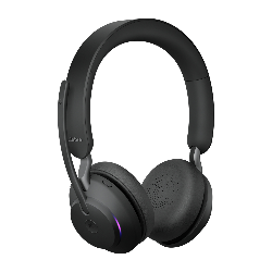 Jabra Evolve2 65, MS Stereo Casque Sans fil Arceau Bureau/Centre d'appels USB Type-A Bluetooth Noir (26599-999-989)