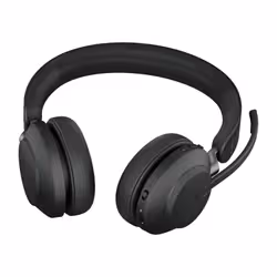 Jabra Evolve2 65, UC Stereo Casque Sans fil Arceau Bureau/Centre d'appels USB Type-A Bluetooth Noir - Vue supplémentaire 4