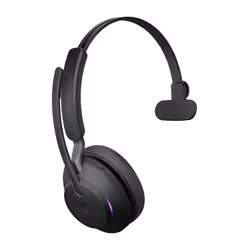 Jabra Evolve2 65 Casque Sans fil Arceau Bureau/Centre d'appels USB Type-C Bluetooth Noir - Vue supplémentaire 2