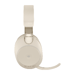 Jabra Evolve2 85, MS Stereo Casque Avec fil &sans fil Arceau Bureau/Centre d'appels USB Type-A Bluetooth Beige