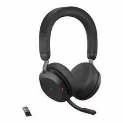 Jabra Evolve2 75 Casque Sans fil Arceau Bureau/Centre d'appels Bluetooth Noir - Vue supplémentaire 3