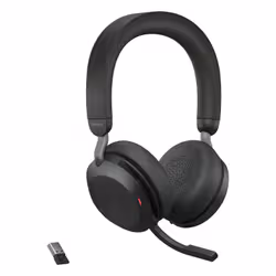 Jabra Evolve2 75 Casque Sans fil Arceau Bureau/Centre d'appels Bluetooth Noir - Vue supplémentaire 3