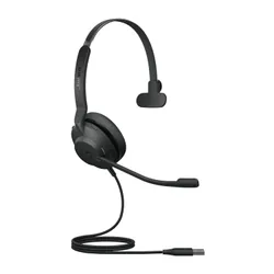 Jabra Evolve2 30, MS Mono Casque Avec fil Arceau Bureau/Centre d'appels USB Type-A Noir