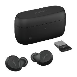 Evolve2 Buds MS, Cradle USB-A MS, Link 380 BT adapter USB-A MS, 30  cm USB-C to USB-A cable, Ear gels, warranty (20797-999-999)