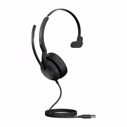 Jabra Evolve2 50 Casque Avec fil &sans fil Arceau Bureau/Centre d'appels USB Type-A Bluetooth Noir - Vue supplémentaire 2