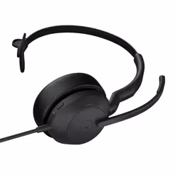 Jabra Evolve2 50 Casque Avec fil &sans fil Arceau Bureau/Centre d'appels USB Type-A Bluetooth Noir - Vue supplémentaire 3