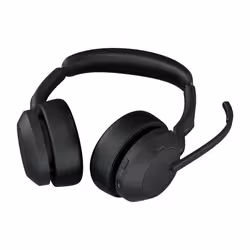 Jabra Evolve2 55 Casque Avec fil &sans fil Arceau Bureau/Centre d'appels Bluetooth Socle de chargement Noir - Vue supplémentaire 4