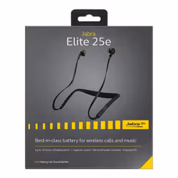 Jabra Elite 25e Casque Sans fil Minerve, Ecouteurs Appels/Musique Micro-USB Bluetooth Noir - Vue supplémentaire 3