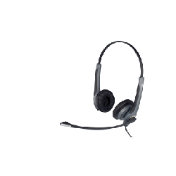 Jabra GN2000 IP Duo, NC Casque Avec fil Arceau Bureau/Centre d'appels Bluetooth Noir