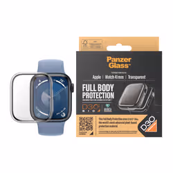 PanzerGlass Apple Watch Full Body Case D30 Transparent Verre trempé, Polyéthylène téréphthalate (PET) - Vue supplémentaire 2