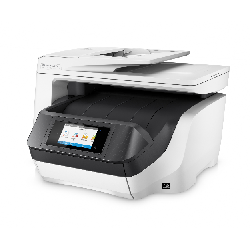 HP OfficeJet Pro Imprimante tout-en-un 8730, Couleur, Imprimante pour Domicile, Impression, copie, scan, fax, Chargeur automatique de documents de 50 pages; Impression USB en façade; Numérisation vers e-mail/PDF; Impression recto-verso